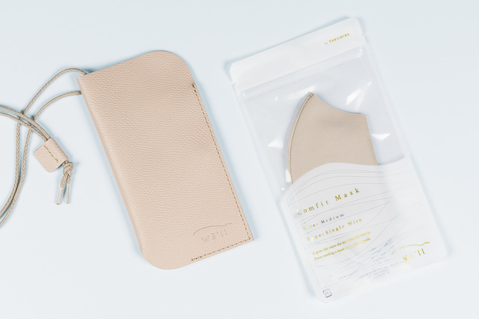 シングルワイヤー＆マスク用レザーケース各1点 ギフトセット – We'll